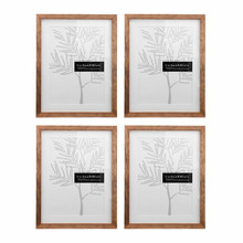 4 Piece A4 Slim Box Photo Frame Set
